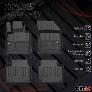 Volvo V90 Floor Mat - Omac - Proline Premium TPE - Black (2017-2024) Volvo V90 Floor Mat - Omac - Proline Premium TPE - Black (2017-2024)